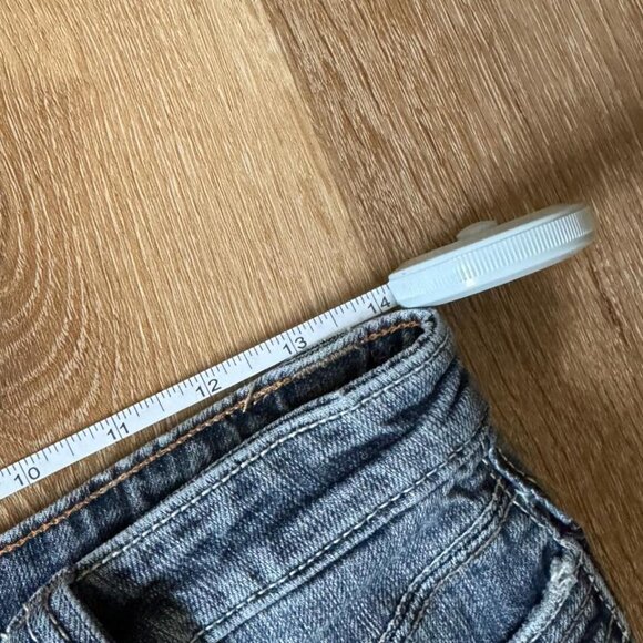 Y2K Vintage 90’s Angel Blue Jeans Low rise, flared Size 7 junior or 28 Waist - Picture 6 of 8
